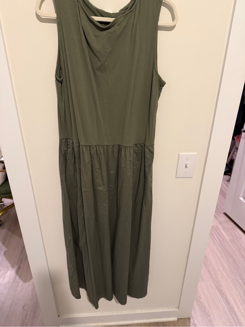 GAP Olive Green Midi Dress